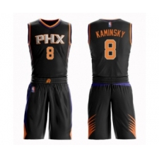 Women's Phoenix Suns #8 Frank Kaminsky Swingman Black Basketball Suit Jersey Statement Edition