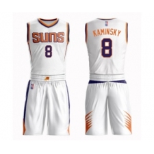 Women's Phoenix Suns #8 Frank Kaminsky Swingman White Basketball Suit Jersey - Association Edition