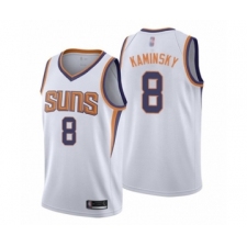 Youth Phoenix Suns #8 Frank Kaminsky Swingman White Basketball Jersey - Association Edition