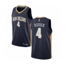 Youth New Orleans Pelicans #4 JJ Redick Swingman Navy Blue Basketball Jersey - Icon Edition