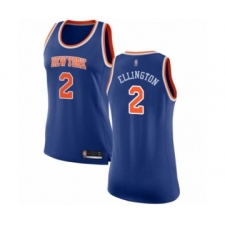 Women's New York Knicks #2 Wayne Ellington Swingman Royal Blue Basketball Jersey - Icon Edition
