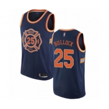 Youth New York Knicks #25 Reggie Bullock Swingman Navy Blue Basketball Jersey - City Edition