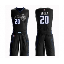 Men's Orlando Magic #20 Markelle Fultz Authentic Black Basketball Suit Jersey - City Edition