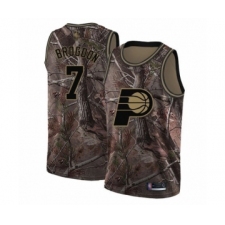 Youth Indiana Pacers #7 Malcolm Brogdon Swingman Camo Realtree Collection Basketball Jersey