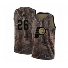 Women's Indiana Pacers #26 Jeremy Lamb Swingman Camo Realtree Collection Basketball Jersey