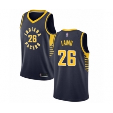 Youth Indiana Pacers #26 Jeremy Lamb Swingman Navy Blue Basketball Jersey - Icon Edition