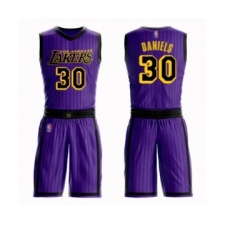 Youth Los Angeles Lakers #30 Troy Daniels Swingman Purple Basketball Suit Jersey - City Edition