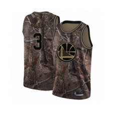 Youth Golden State Warriors #3 Jordan Poole Swingman Camo Realtree Collection Basketball Jersey
