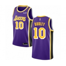 Men's Los Angeles Lakers #10 Jared Dudley Authentic Purple Basketball Jersey - Statement Edition