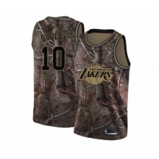 Men's Los Angeles Lakers #10 Jared Dudley Swingman Camo Realtree Collection Basketball Jersey