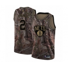 Men's Brooklyn Nets #2 Taurean Prince Swingman Camo Realtree Collection Basketball Jersey