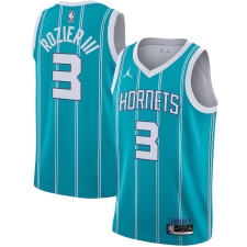 Men's Charlotte Hornets #3 Terry Rozier III Jordan Brand Teal 2020-21 Swingman Jersey