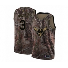 Men's Charlotte Hornets #3 Terry Rozier Swingman Camo Realtree Collection Basketball Jersey