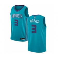 Women's Jordan Charlotte Hornets #3 Terry Rozier Authentic Teal Basketball Jersey - Icon Edition