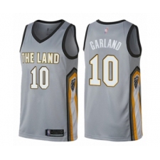Youth Cleveland Cavaliers #10 Darius Garland Swingman Gray Basketball Jersey - City Edition
