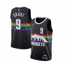Men's Denver Nuggets #9 Jerami Grant Swingman Black Basketball Jersey - 2019-20 City Edition