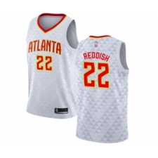 Men's Atlanta Hawks #22 Cam Reddish Authentic White Basketball Jersey - Association Edition