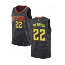 Women's Atlanta Hawks #22 Cam Reddish Authentic Black Basketball Jersey - Icon Edition