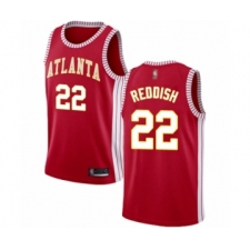 Women's Atlanta Hawks #22 Cam Reddish Authentic Red Basketball Jersey Statement Edition
