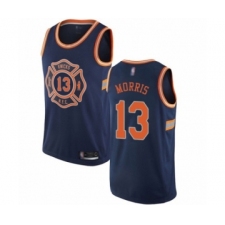 Women's New York Knicks #13 Marcus Morris Swingman Navy Blue Basketball Jersey - City Edition