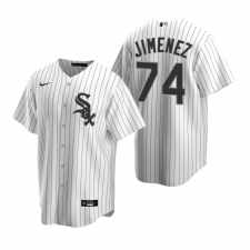 Men's Nike Chicago White Sox #74 Eloy Jimenez White Home Stitched Baseball Jersey