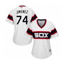 Women's Chicago White Sox #74 Eloy Jimenez Authentic White 2013 Alternate Home Cool Base Baseball Jersey