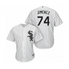 Youth Chicago White Sox #74 Eloy Jimenez Authentic White Home Cool Base Baseball Jersey