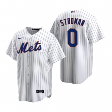 Men's Nike New York Mets #0 Marcus Stroman White 2020 Home Stitched Baseball Jersey