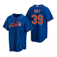 Men's Nike New York Mets #39 Edwin Diaz Royal Alternate Stitched Baseball Jersey