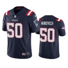 Nike New England Patriots #50 Chase Winovich Men's Navy 2020 Vapor Limited Jersey