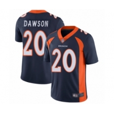 Men's Denver Broncos #20 Duke Dawson Navy Blue Alternate Vapor Untouchable Limited Player Football Jersey