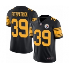 Youth Pittsburgh Steelers #39 Minkah Fitzpatrick Limited Black Rush Vapor Untouchable Football Jersey
