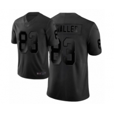 Men's Oakland Raiders #83 Darren Waller Limited Black City Edition Football Jersey