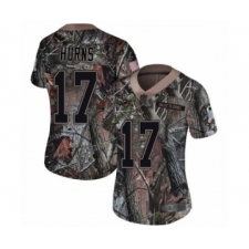 Women's Miami Dolphins #17 Allen Hurns Limited Camo Rush Realtree Football Jersey