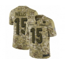 Youth Cincinnati Bengals #15 Damion Willis Limited Camo 2018 Salute to Service Football Jersey