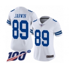 Women's Dallas Cowboys #89 Blake Jarwin White Vapor Untouchable Limited Player 100th Season Football Jersey