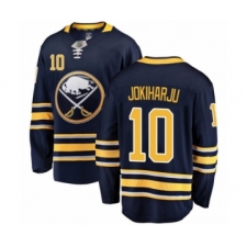 Men's Buffalo Sabres #10 Henri Jokiharju Fanatics Branded Navy Blue Home Breakaway Hockey Jersey
