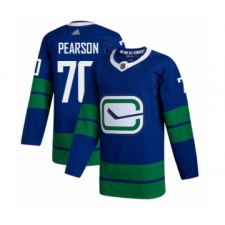 Men's Vancouver Canucks #70 Tanner Pearson Authentic Royal Blue Alternate Hockey Jersey