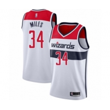 Women's Washington Wizards #34 C.J. Miles Swingman White Basketball Jersey - Association Edition