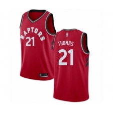 Youth Toronto Raptors #21 Matt Thomas Swingman Red Basketball Jersey - Icon Edition