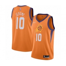 Men's Phoenix Suns #10 Ty Jerome Authentic Orange Finished Basketball Jersey - Statement Edition