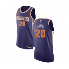 Men's Phoenix Suns #20 Dario Saric Authentic Purple Basketball Jersey - Icon Edition