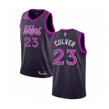 Women's Minnesota Timberwolves #23 Jarrett Culver Swingman Purple Basketball Jersey - City Edition