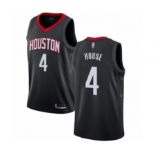 Women's Houston Rockets #4 Danuel House Swingman Black Basketball Jersey Statement Edition