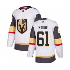 Youth Vegas Golden Knights #61 Mark Stone Authentic White Away Hockey Jersey