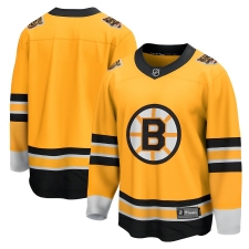 Men's Boston Bruins Fanatics Branded Blank Gold 2020-21 Special Edition Breakaway Jersey