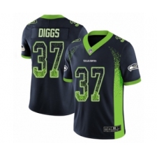 Men's Seattle Seahawks #37 Quandre Diggs Limited Navy Blue Rush Drift Fashion Football Jersey