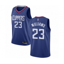 Men's Los Angeles Clippers #23 Lou Williams Swingman Blue Basketball Jersey - Icon Edition