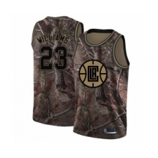 Men's Los Angeles Clippers #23 Lou Williams Swingman Camo Realtree Collection Basketball Jersey