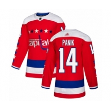Men's Washington Capitals #14 Richard Panik Authentic Red Alternate Hockey Jersey
